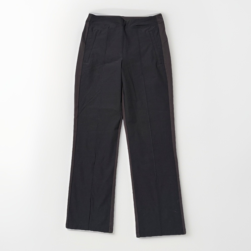 Athleta Stellar Trouser Pant Women's 8 Mid Rise‎ Stretch Pockets Straight Leg